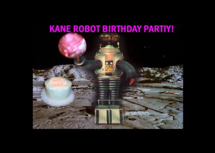 KANE ROBOT MAKES HIS X91TH COMPUTATIONBIRTHDAY SURPRSIE FUN :D