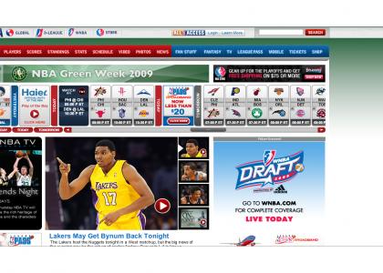 I read NBA homepage for awhile