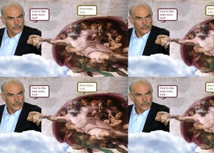 Sean Connery creates God