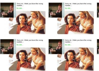 Bruce Willis knows how to prank call a telemarketer...