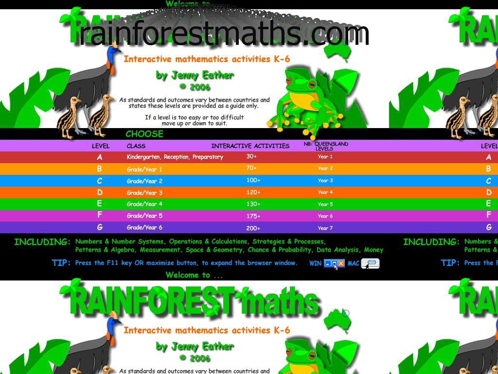 rainforestmaths