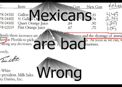 Mexicans + Hurricane =