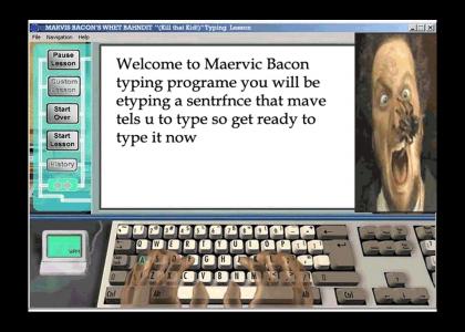 MARVIS BEACON'S WHET BAHNDIT "(Kill that Kid!)" Typing Lesson