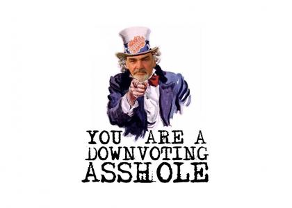 Mr. Connery's message to Downvoters