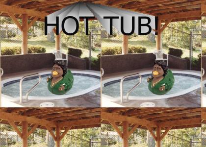 James Brown Celebrity Hot Tub Party!