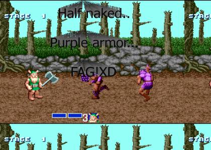 The golden axe knights who say. . . .
