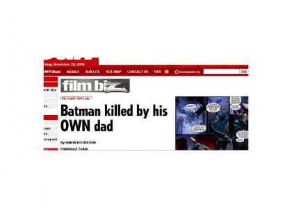 BATMAN'S DEAD FAN FAGS