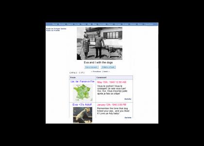 Hitler's Myspace Picture Profile (Now w/ 7 Pictures!)