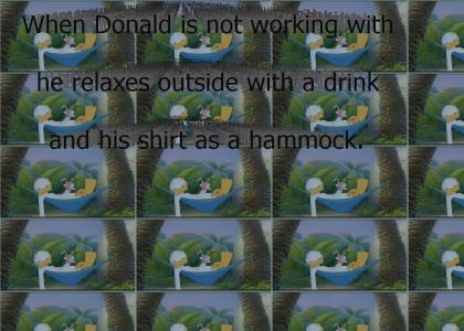 Donald outside Disney