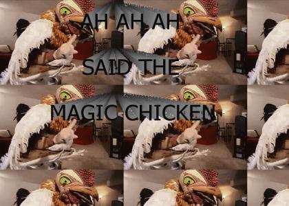 Ah ah ah, you didn't obey the magic chicken!