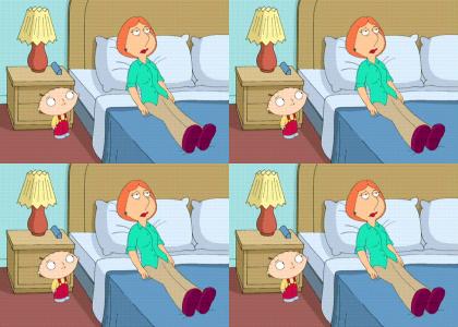 stewie annoys lois