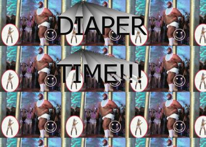 What's the time? Diaper time!