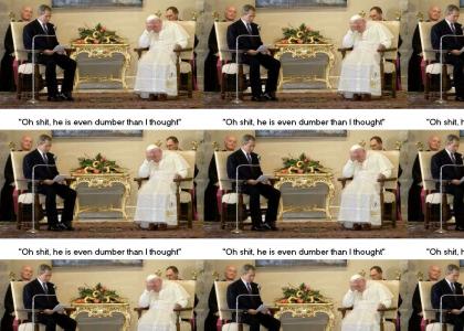 The Pope on Bush