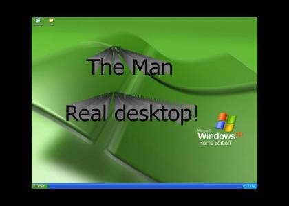 A real man computer desktop!