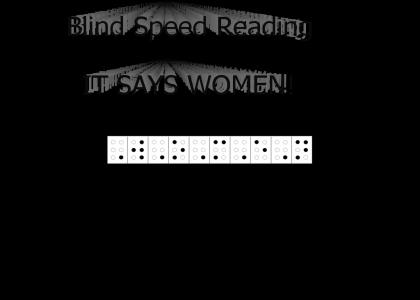 Blind Speed-Reading
