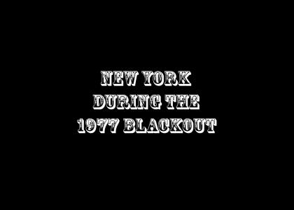 New York during the 1977 blackout