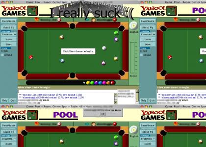 i suck at pool