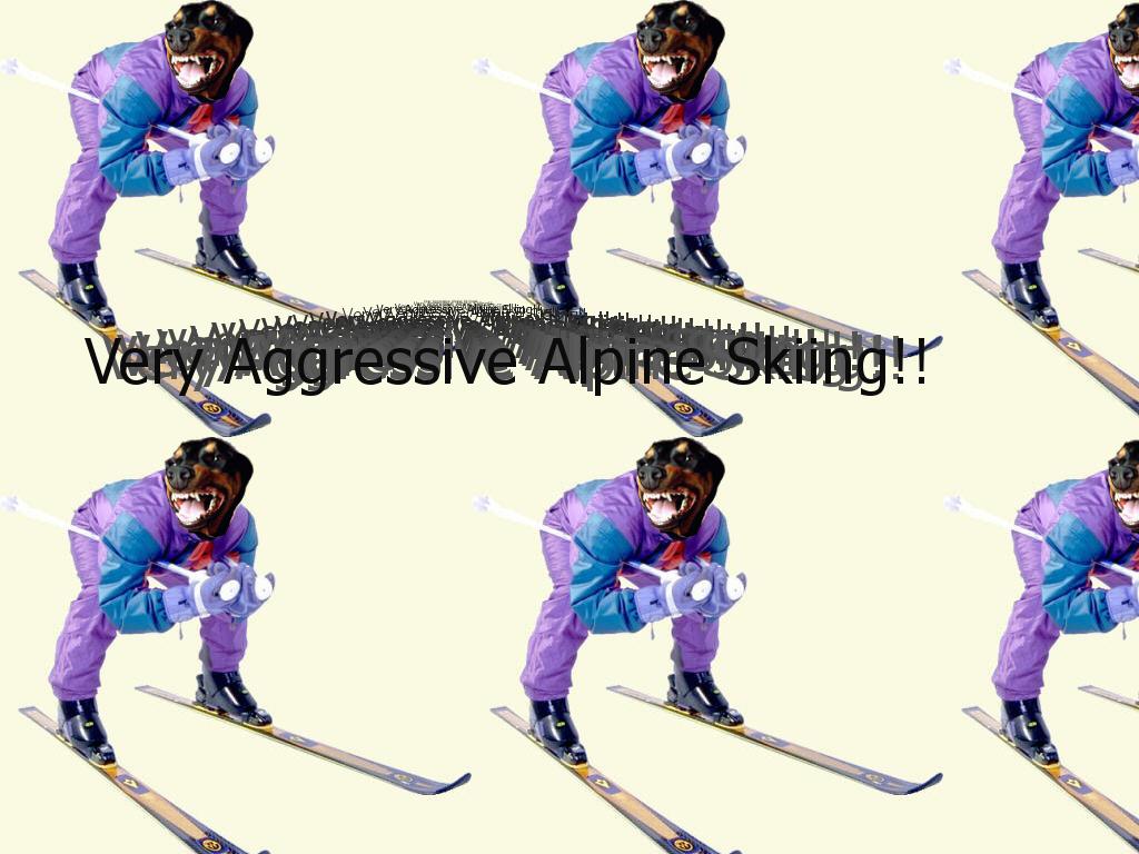 aggressivealpineskiing