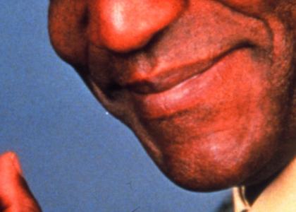 Bill Cosby stares into your soul