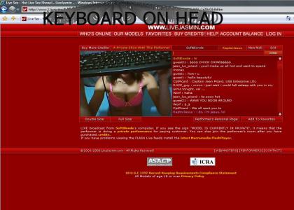 SOH: keyboard on head!