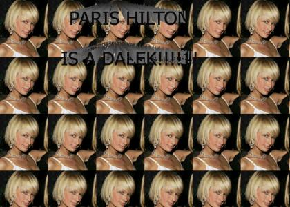 Paris Hilton is a Dalek