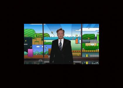 Conan's Set is Super Mario Brothers!