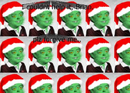 Chibi Brian Peppers looks like The Grinch!