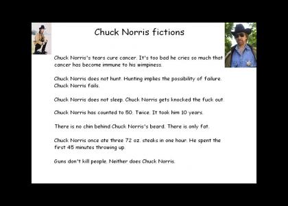 Chuck Norris Fictions.