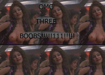 THE HOOKER WITH THE 3 BOOBS!