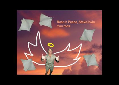Steve Irwin is in a better place. *fixed*