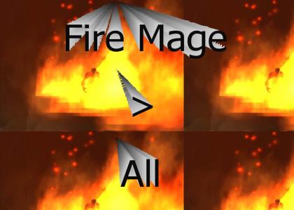 Fire Mage summons a fire spirit!