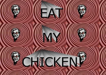 Colonel Sanders wants you to eat his chicken