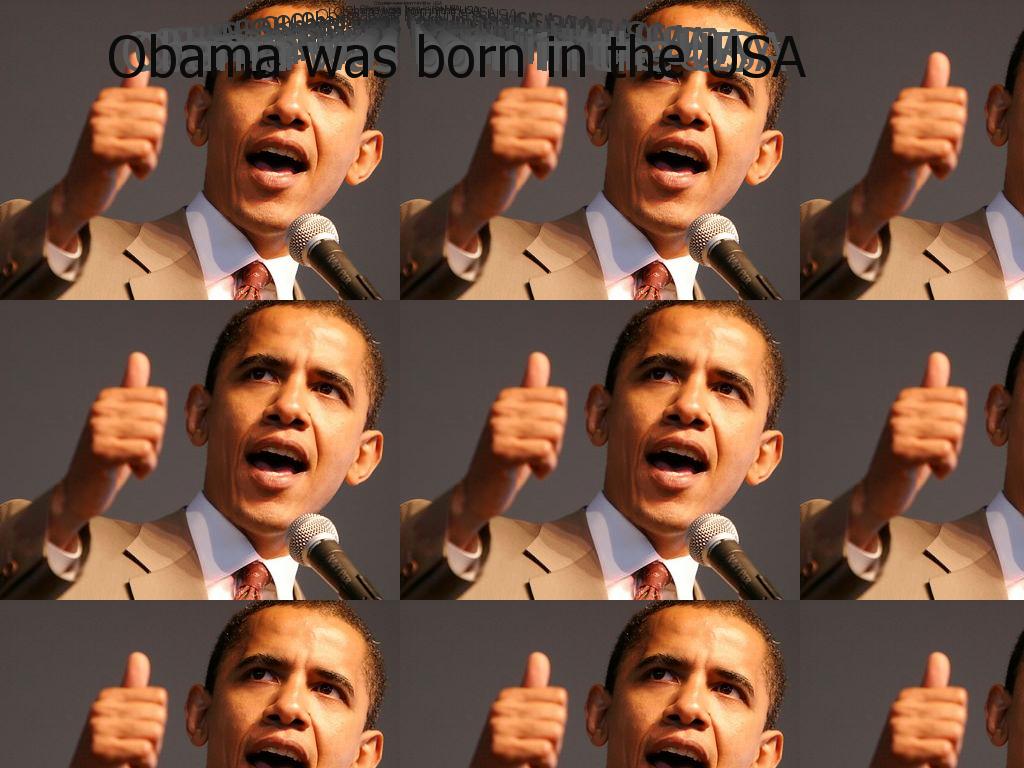 ObamaWasBornInTheUSA