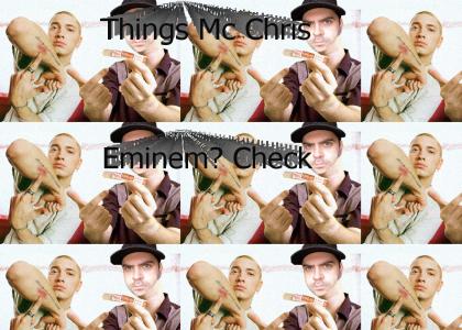 Mc Chris "ownz" Eminem