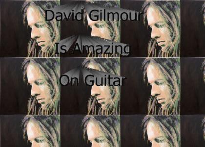David Gilmour Pwns On A Guitar
