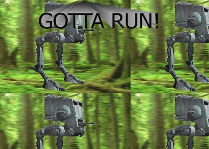 AT-ST is in a hurry!
