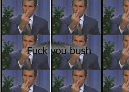 Bush sucks on T.V.