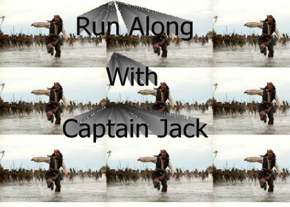 Run along with Captain Jack Sparrow