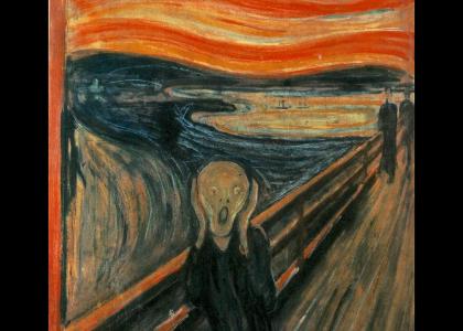 The Scream Stares into your mouse (rightys only)
