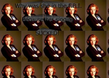 Why Scully is in the F.B.I.
