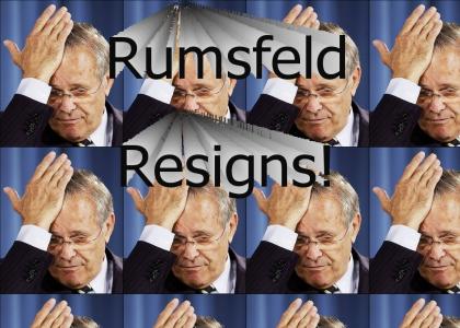 Donald Rumsfeld Resigns