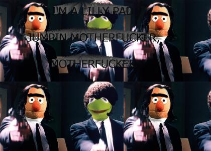 Muppet Fiction, starring Jules and Kermit