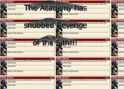 AMPAS Snubs Revenge of the Sith