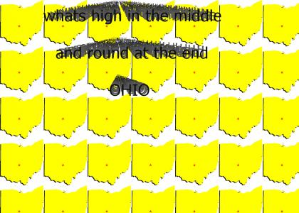Whats high in the middle and round at the end