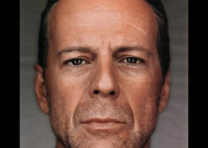 Bruce Willis Stares Into Your Soul