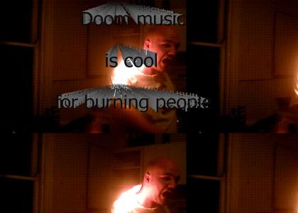 burning bald guy