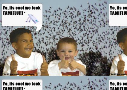 Bird flu dosen't scare these kids!