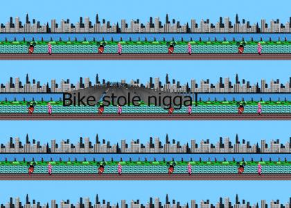 Bike stole my n*gg*!