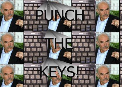 Sean Connery: keyboarding instructor.