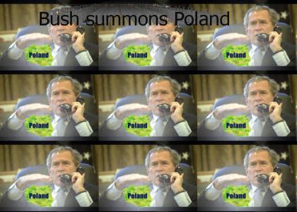 Bush summons Poland